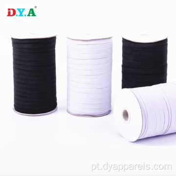 Elastic preto e branco de 5 mm para roupas